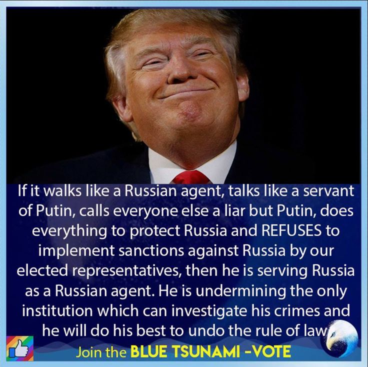 25thThe45thNOW's tweet photo. @realDonaldTrump Have you implemented the russian sanctions? Da or Nyet?
#TreasonousTrump
#GuiltyAF
#PutinBought
#PutinOwned
#PutinsPuppet
#PutinOffice
#PutInJail
#JusticeIsComing
#MuellerIsComing
#TrumpForPrison2018
#TrumpForGulag2018
#GuantanomoBay
#TrumpPresidentialWing
#BuryTrumpUnderPrison https://t.co/jl6FAsHbnz