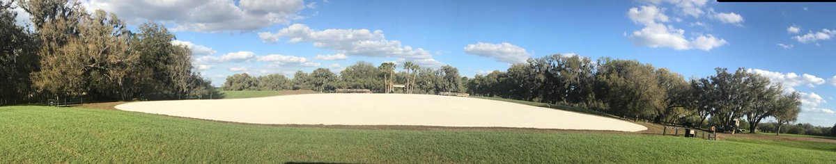 LiveOakInt's tweet photo. We've got a brand new ring with state-of-the-art, sand-fiber footing for this year's #LiveOakInternational! Come try it out! Enter now https://t.co/0XjzsAhw5D @USequestrian @LonginesEq @FEI_Global #Longines #jumping #RoadtoParis #combineddriving https://t.co/ir5HZddUeu
