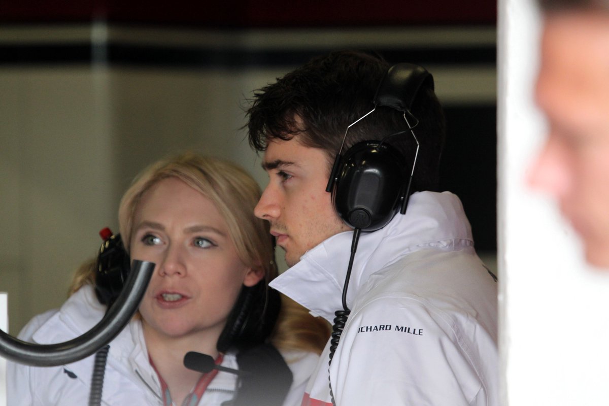 Italiaracing's tweet photo. Debutto ufficiale di @Charles_Leclerc @SauberF1Team #F1Testing #Photo4 https://t.co/4QzEE81M2R