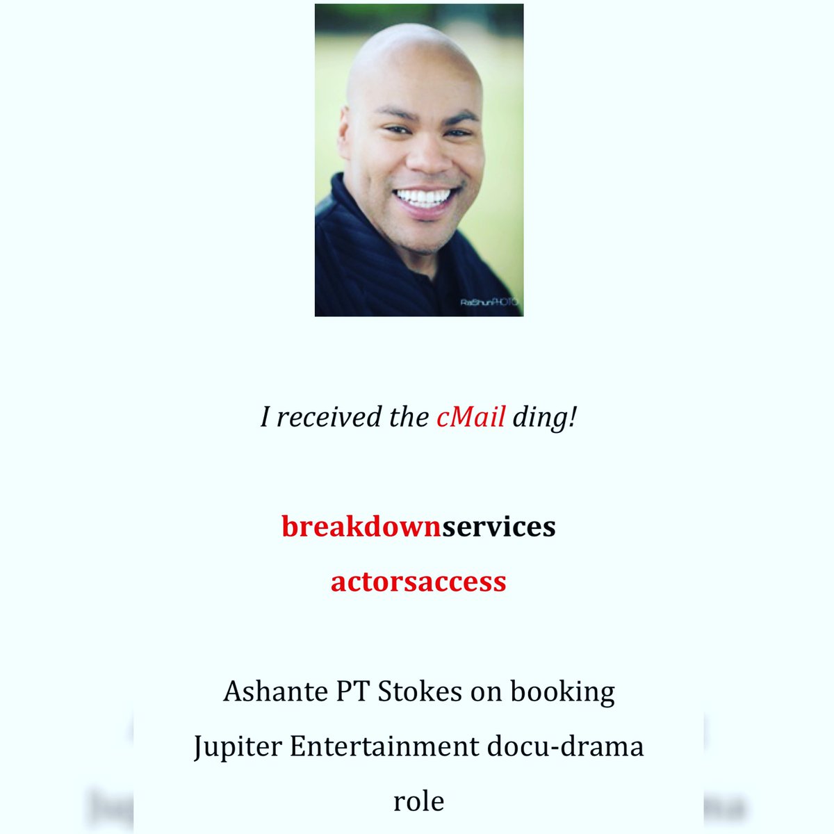 ptgospelspitter's tweet photo. #Yahweh is always good! #Role #Booked . S/o to @ActorsAccess &amp; @Jupiter_Ent , also to @RaShunPhoto for the 📷 ! What's PT up to now? #GodBless #Praise #The #Maker https://t.co/VTYwyfYMZa