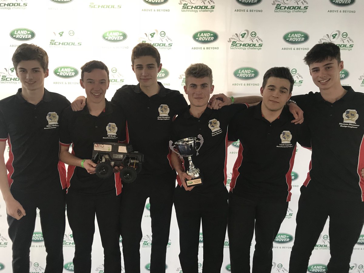 4x4inSchoolsUK's tweet photo. Congrats to TEAM 400x4 from @RichardHale2017 who are the Professional Class Regional Champions and off to the British Motor Museum for the National Finals #regionalchamps #roadtonationals @JLREducation @TheIET @Denford @RSComponents @HarperAdamsUni @RoyalNavy @LandRoverBAR https://t.co/VWeJFbQz8z