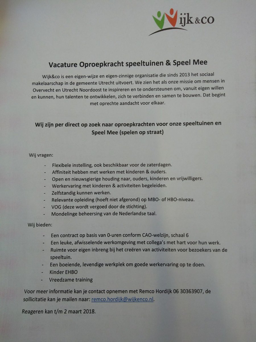 dcab_'s tweet photo. Wij zoeken collega's. Wie komt ons team versterken? https://t.co/yXGofryWXT