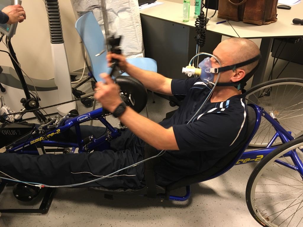 ToWalkAgainTWA's tweet photo. Pieter Cheyns is onze derde man die de Kaunertaler Gletsjer op 14 juni zal beklimmen. De inspanningstesten zijn momenteel achter de rug, het echte werk kan beginnen! Wil jij dit project helpen financieren? Dat kan via volgende link. https://t.co/wDWPN3fgPE #HBB #handbikebattle https://t.co/Q9PNIo7IOe