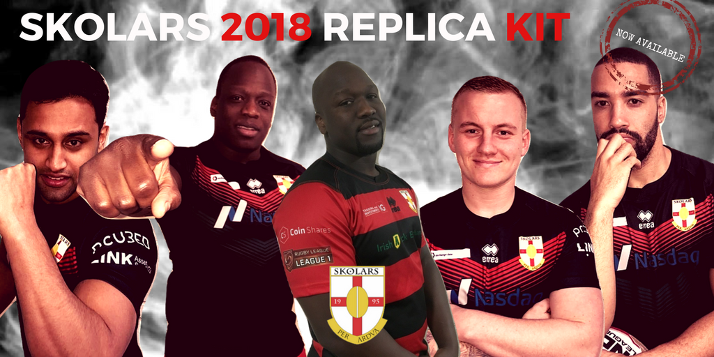 LondonSkolarsRL's tweet photo. 📋🥁📱COMPETITION TIME: We have 5 home, 5 away .@LondonSkolarsRL .@BuyKit .@ErreaOfficial 2018 Official Replica Kits to be won!! Just 'like' to win home kit or retweet to win away kit. Winners chosen at random 9.3.18 #Haringey https://t.co/IVYJpkFImb