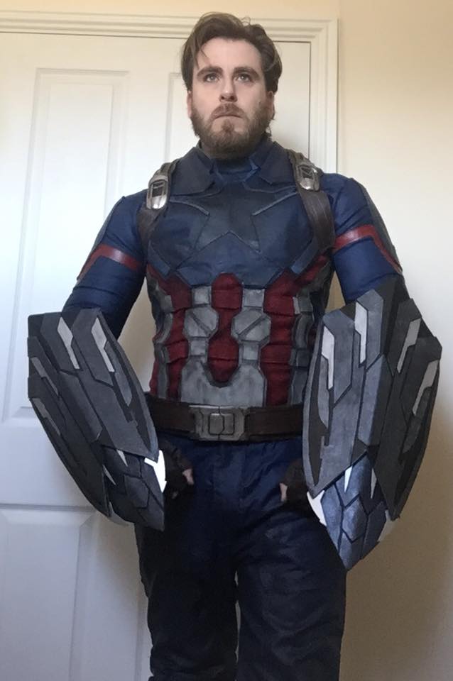 the RPF on Twitter: "Captain America with Wakanda Shields by The Have A Go Hero #InfinityWar # 