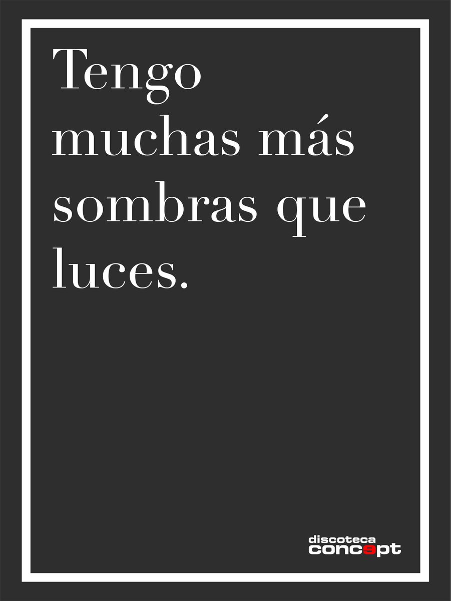 Para más información 
concept.es
Instagram: bit.ly/2EYBZCI