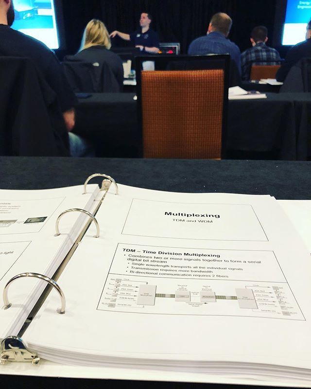 ellispromedia's tweet photo. In class today studying the fun stuff so you don’t have too. Cause who doesn’t love two full days of TDM &amp; WDM multiplexing over fiber discussions. https://t.co/SatQZe0b0U