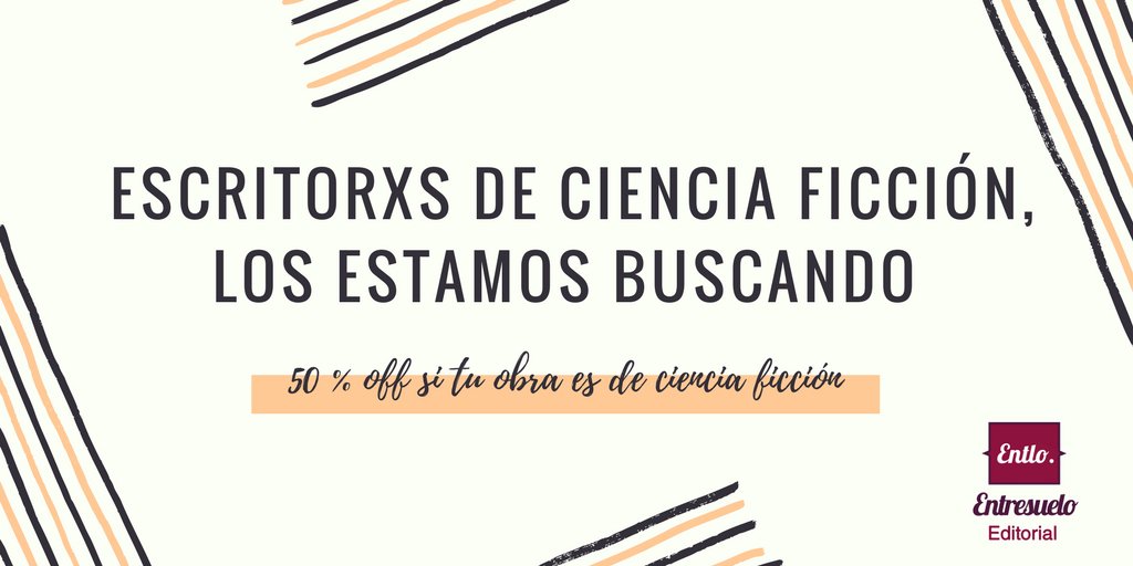 EditorialEntlo's tweet photo. 😱👽🧛‍♂️🧟‍♀️📚#Editamos #Publicamos #CienciaFicción #50porcientooff https://t.co/tsAPsnT36e