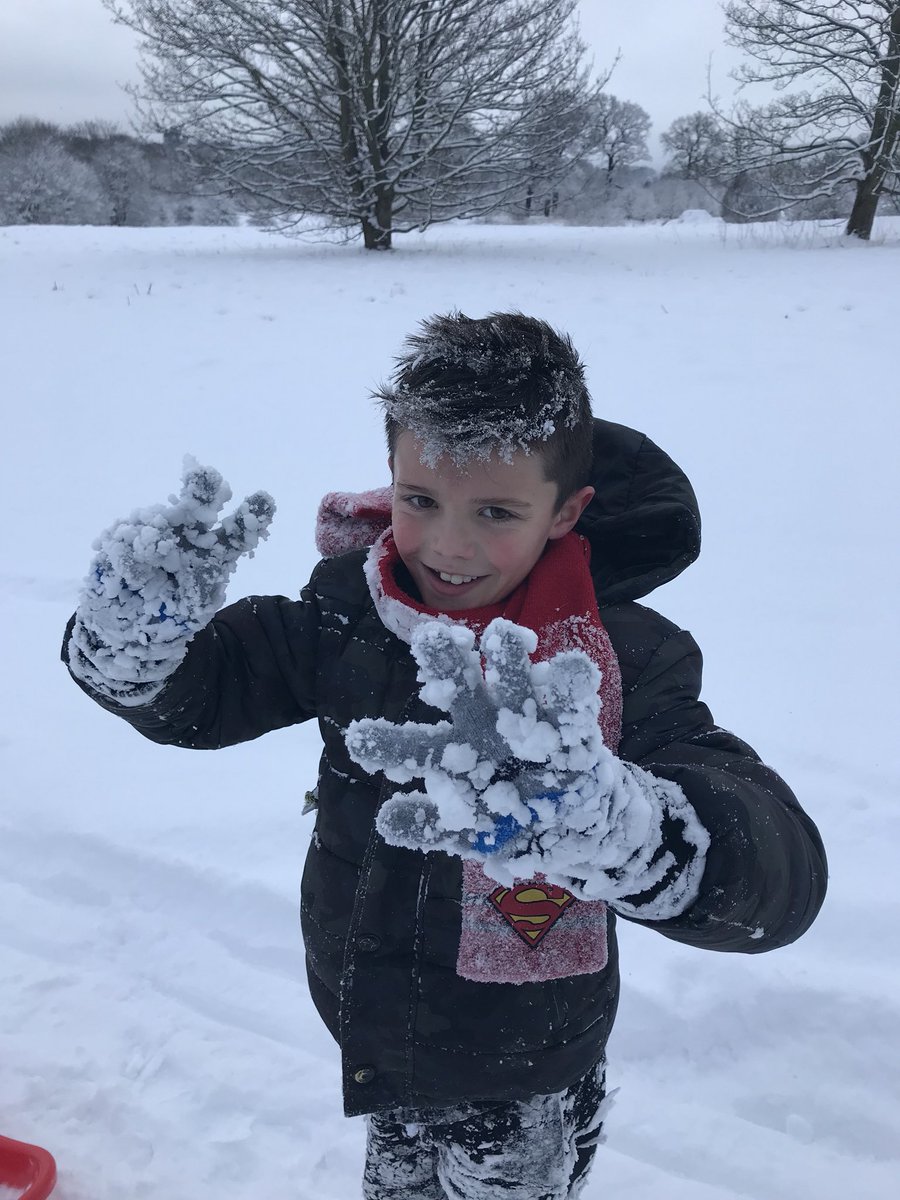 Travis’ attempt at a yeti impression! #snowgoals <a href="/greenfields_cps/">Greenfields CPS</a>