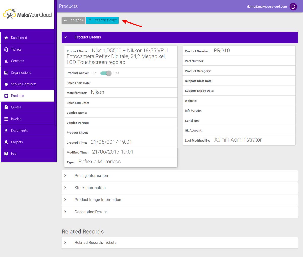 make_your_cloud's tweet photo. How to use Action buttons to create a new ticket starting from the product in MYC #CustomerPortal. Give the chance to your customers to create a new ticket from the product, set name, icon, and color...  https://t.co/dr0fJHpPYE https://t.co/54XBnia3NL