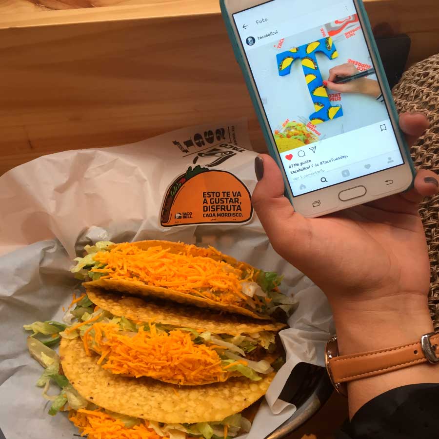 TacoBell_Col's tweet photo. ¡A disfrutar la vida los martes! Hoy #TacoTuesday https://t.co/nXrUxQFrw5