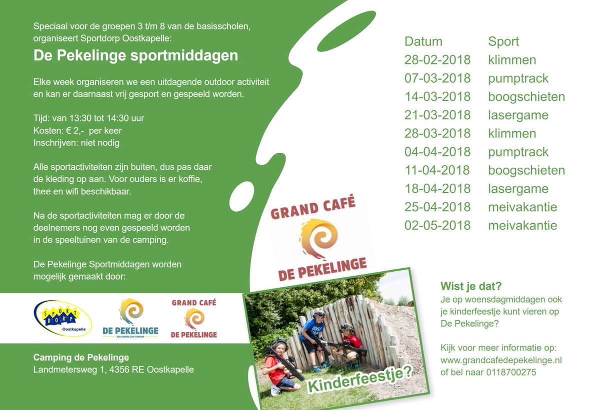 dePekelinge's tweet photo. Morgen gaan we de outdoorklimwand weer te lijf! Ben je er ook weer bij om 13:30 uur? #pekelinge #pekelingesportmiddagen #sportdorpoostkapelle #oostkapelle https://t.co/0IiAd6tdn8