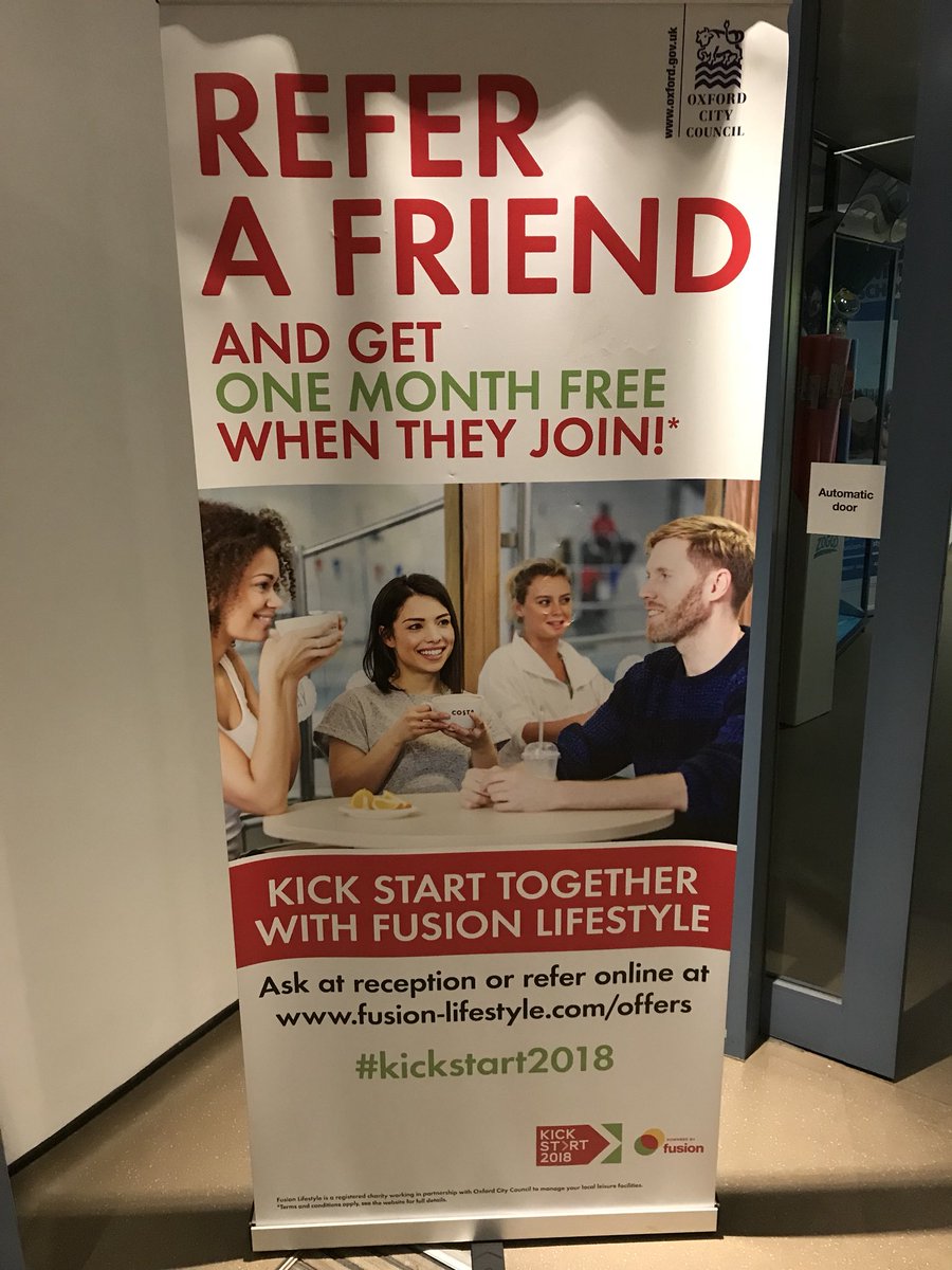 Not too late to #kickstart2018 with a friend! Come see us at Ferry Leisure Centre today to find out more!