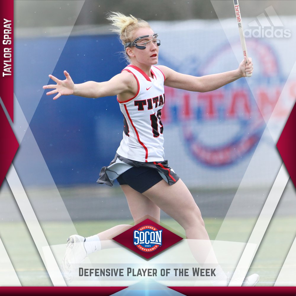 DetroitWLAX's tweet photo. Congratulations to senior defender Taylor Spray, named the @SoConSports Defensive Player of the Week‼️

Full release ➡️ https://t.co/4HUVMap3Tc

#DetroitsCollegeTeam https://t.co/ITev9793hK