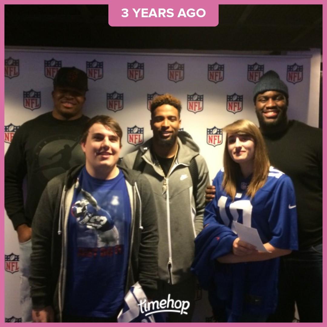 3 years ago we met <a href="/OBJ_3/">hang dave gettleman</a>, <a href="/MenelikWatson/">Menelik Watson</a> and Lawrence Okoye in London. It's remains the coolest day ever.