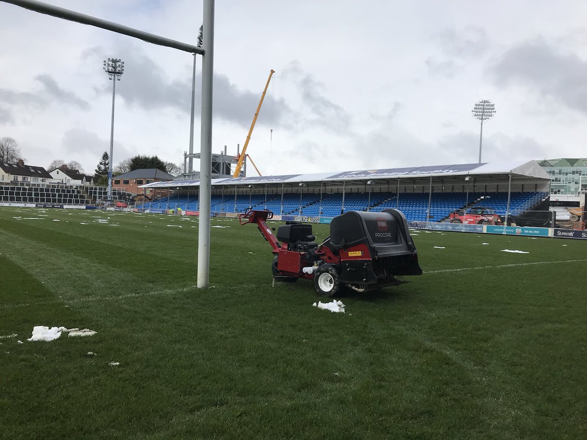 cc_golfscapes's tweet photo. Busy day for C&amp;C today with Toro ProCore @headingleystadium &amp; @MoorAllertonGC on #pathconstruction https://t.co/wsWZOCasJp