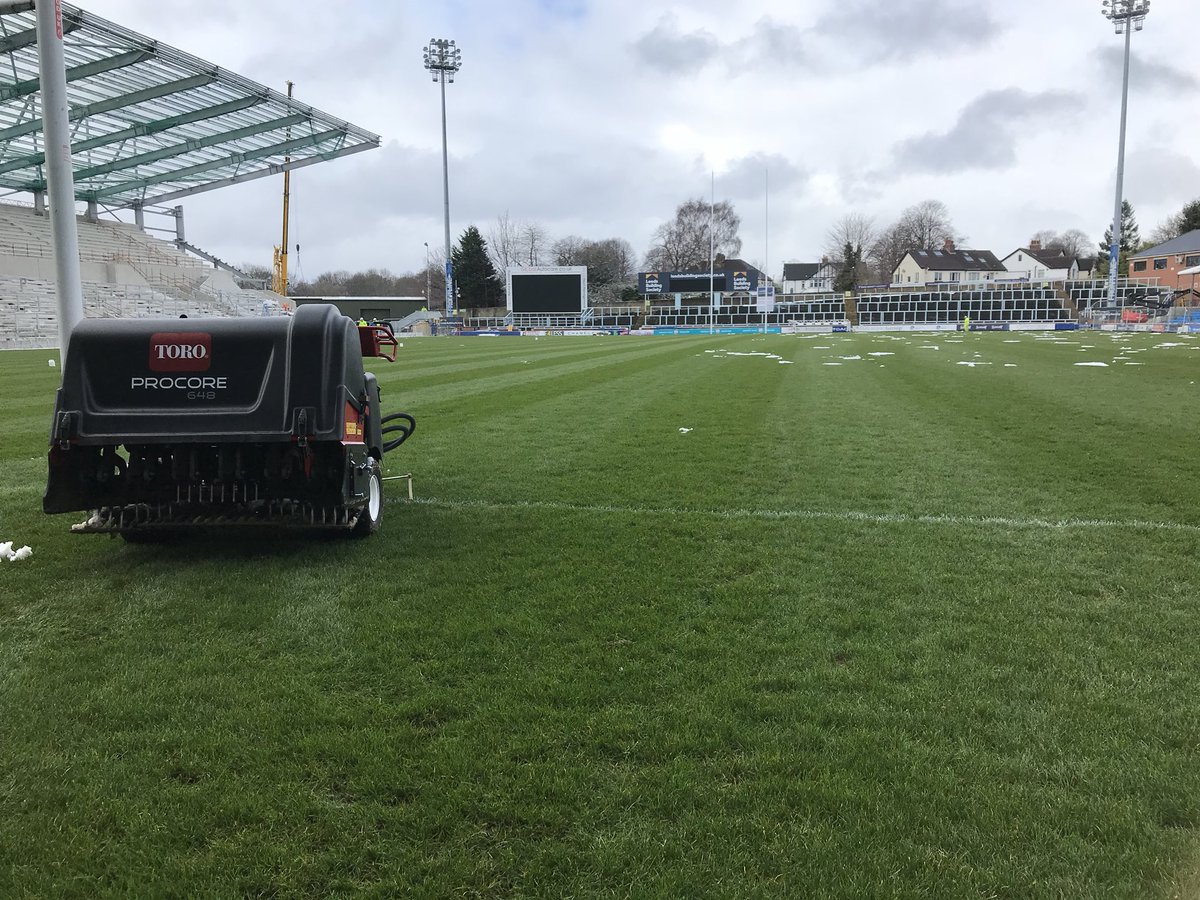 cc_golfscapes's tweet photo. Busy day for C&amp;C today with Toro ProCore @headingleystadium &amp; @MoorAllertonGC on #pathconstruction https://t.co/wsWZOCasJp