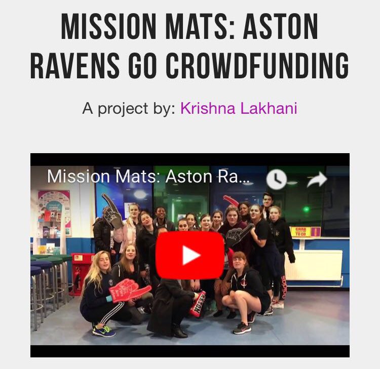 AstonRavens's tweet photo. Our crowdfunding project is now LIVE!! Head to: 
https://t.co/NhHJu2wd6x and check it out!!
#crowdfundingisGO! https://t.co/v7iUebOVjk
