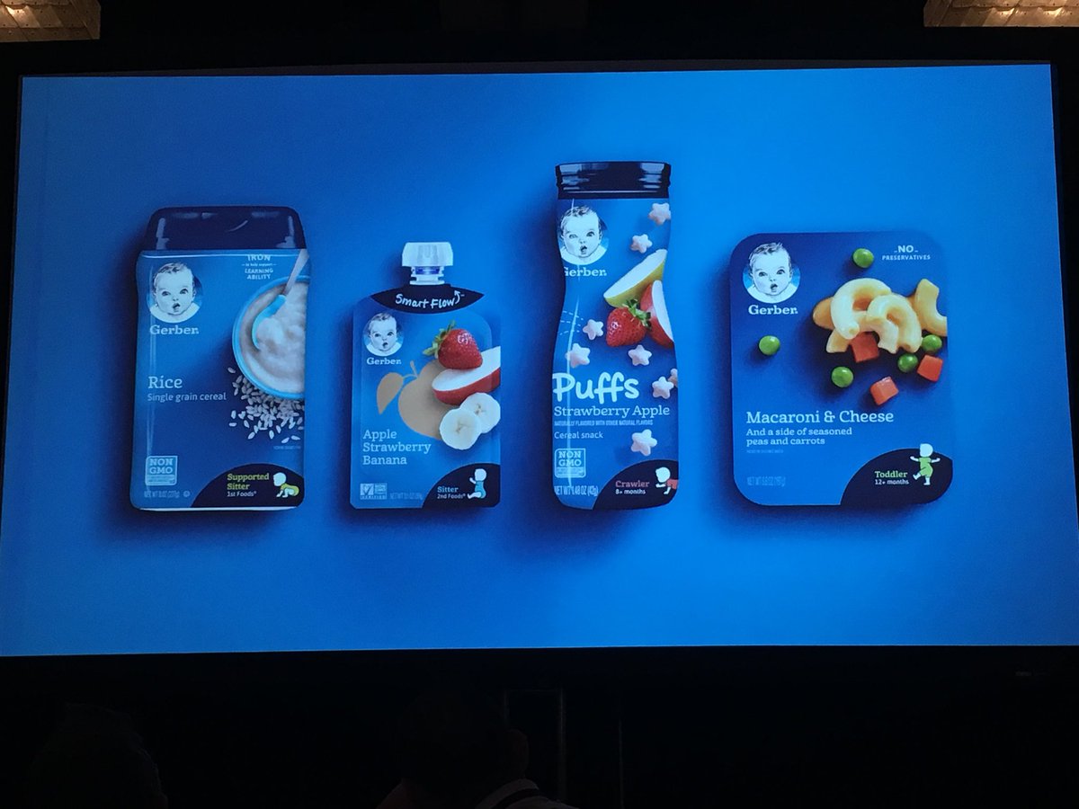 DorisBrown4's tweet photo. #BXPLive #Gerber packaging transformation done right. https://t.co/yinZtfaNrm