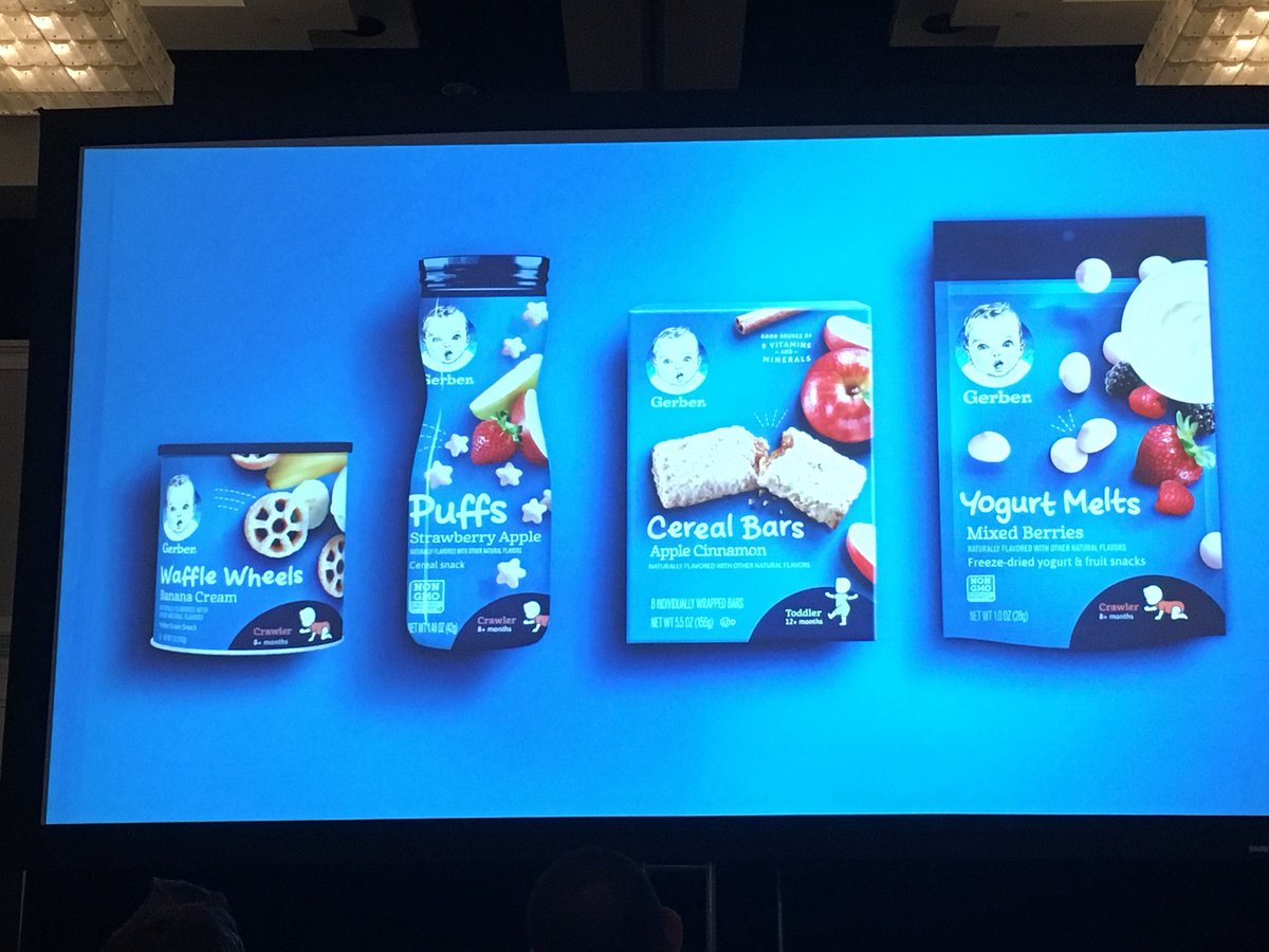 DorisBrown4's tweet photo. #BXPLive #Gerber packaging transformation done right. https://t.co/yinZtfaNrm