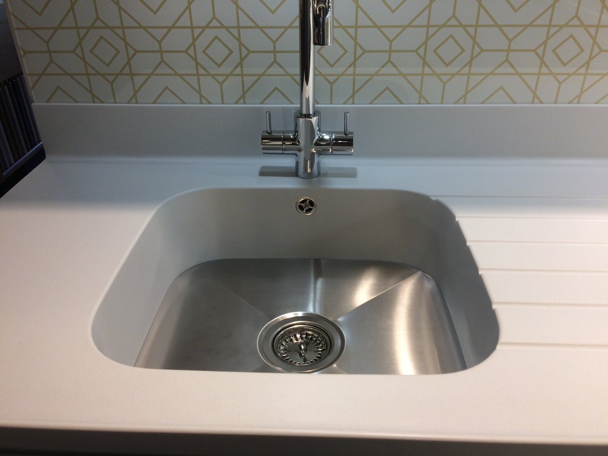 TheWharfBlog's tweet image. One of the joys of Solid Surface is its variety of options, for instance colour matching your sink to your worktop to provide that Seamless finish! 💧