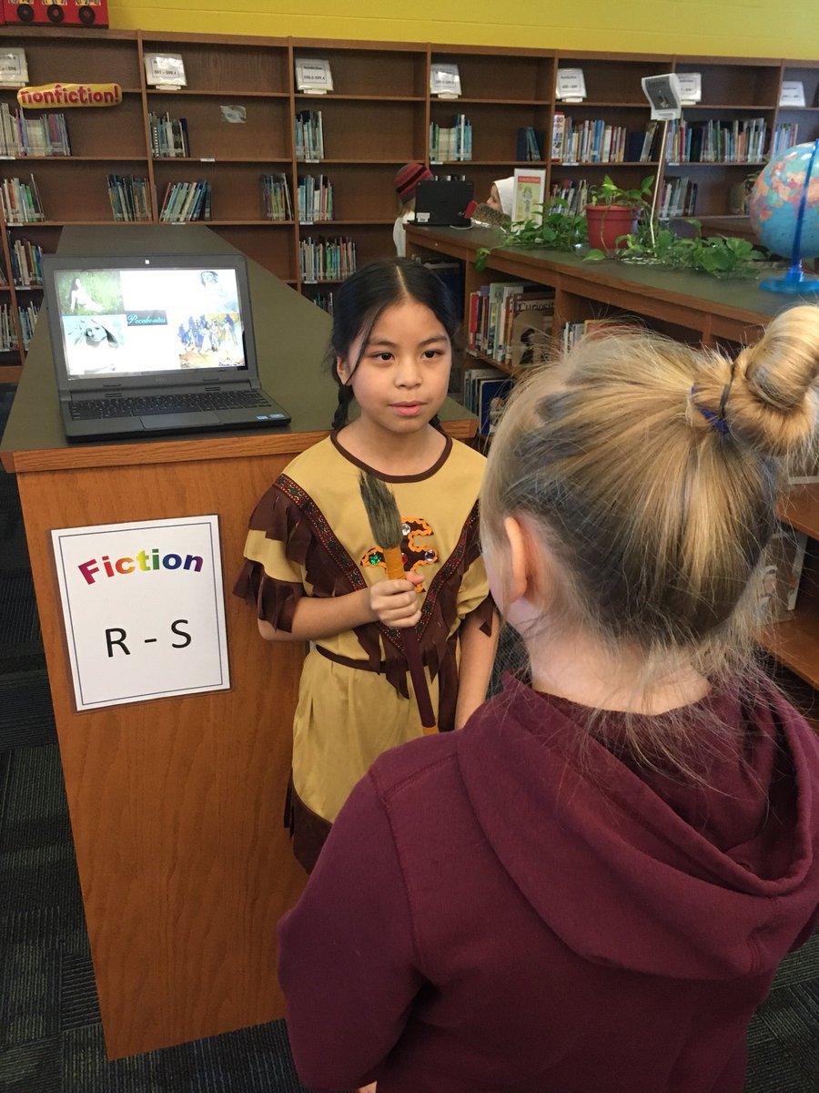 PFESPumas's tweet photo. Meeting lots of famous people at Ms. Cordray’s class wax museum! https://t.co/vy85NnHC5y