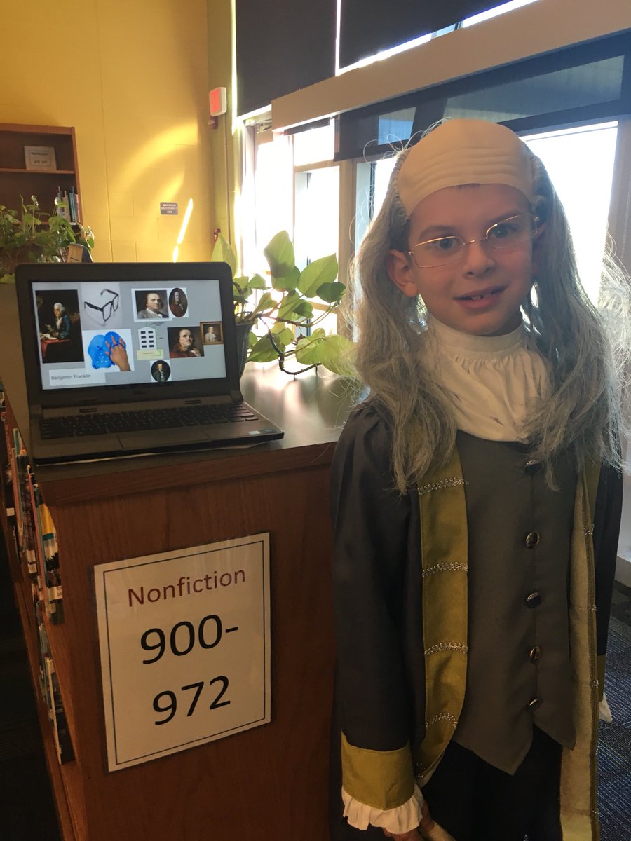 PFESPumas's tweet photo. Meeting lots of famous people at Ms. Cordray’s class wax museum! https://t.co/vy85NnHC5y