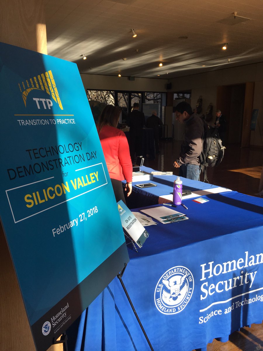 dhsscitech's tweet photo. #Cyber experts: Can't make today's #TTPDemo in #SiliconValley? Follow us on Twitter @dhsscitech for tech highlights! #EngageUs https://t.co/ripnFIKtP2