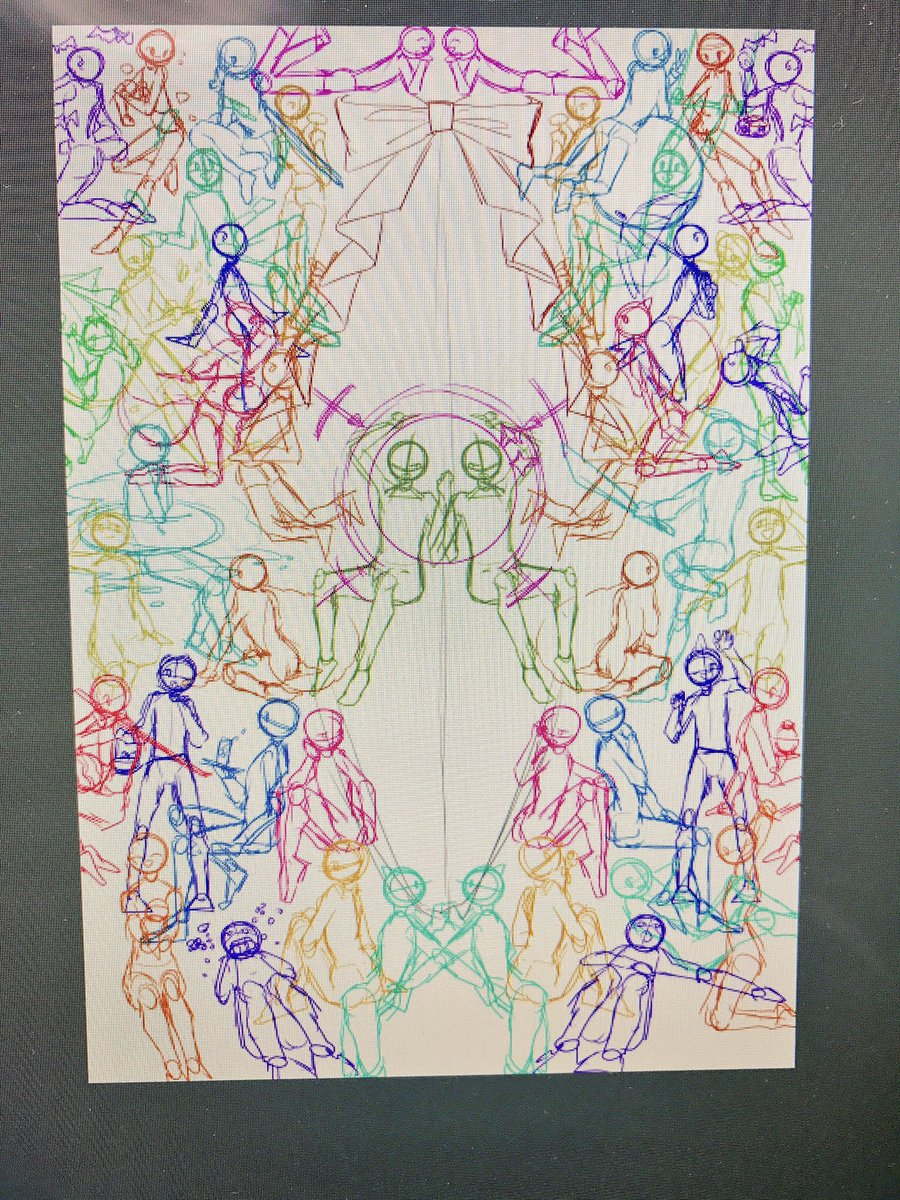 ちなみに去年挫折したものがこちら(もうちょい描いてあるけど画像がない) 