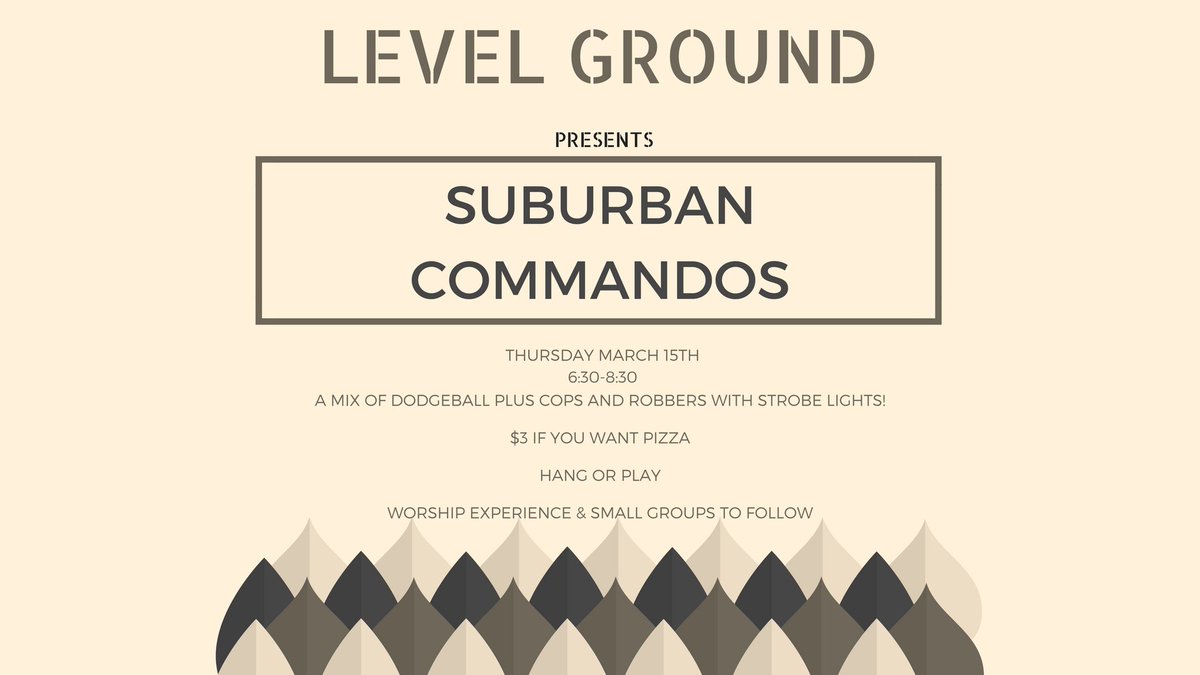 fiercechurch's tweet image. What's happening in LEVEL GROUND at Torch of Faith?
Check it out!
simplydifferent.church/level-ground/
#torchoffaith #TOF #levelground #getonourlevel