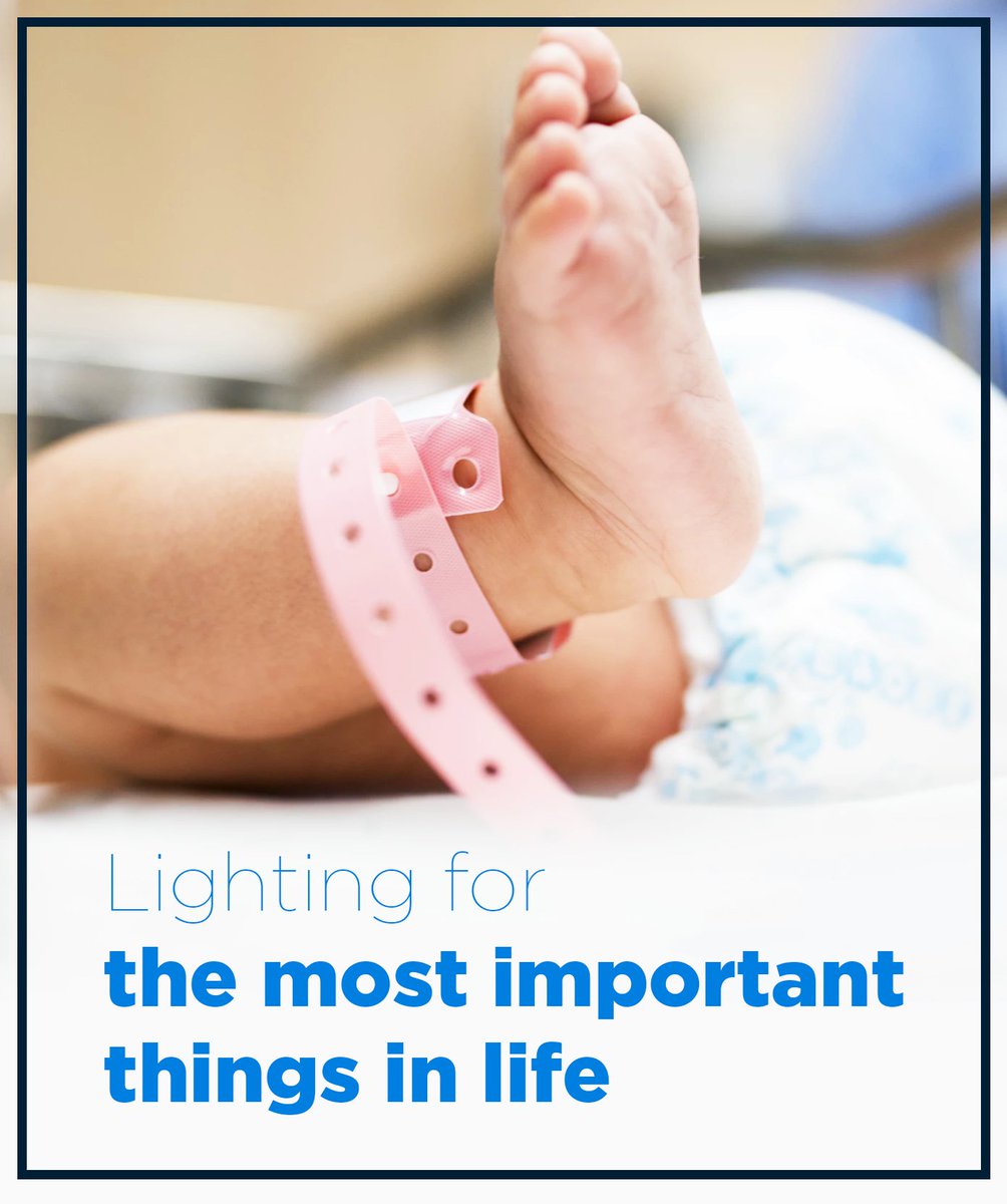 C3_Lighting's tweet photo. Lighting for the most important things in life. C3βs NICU
lighting solutions provide vital lighting for even the most
delicate situations #C3Lighting #NICU #healthcarelighting https://t.co/WON89JYyXw