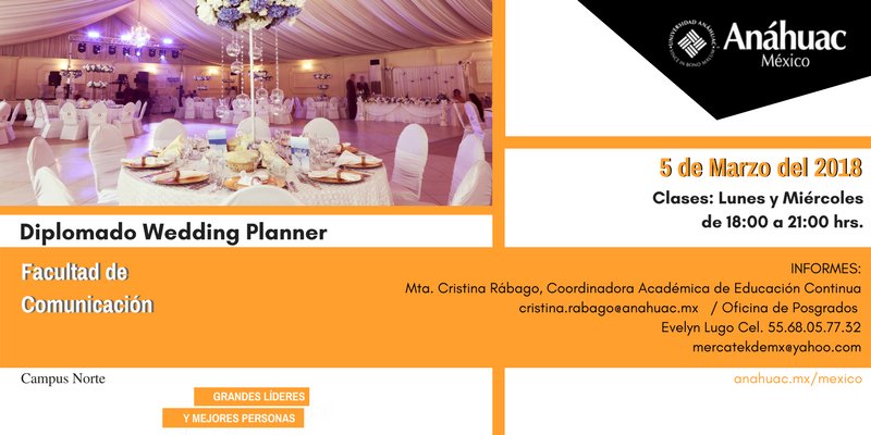 EBUGO's tweet photo. Diplomado Wedding Planner 👰 Es práctico, diseñado para que salgas y apliques de forma inmediata lo aprendido. 😱 CUPO LIMITADO 😱 Para más información por al WhatsApp 55.68.05.77.32   @AnahuacCOM  @anahuac  @AnahuacPosgrado   @RadioAnahuacAM   @VidaAnahuac  @RedAnahuac https://t.co/LxwsTIKDN1