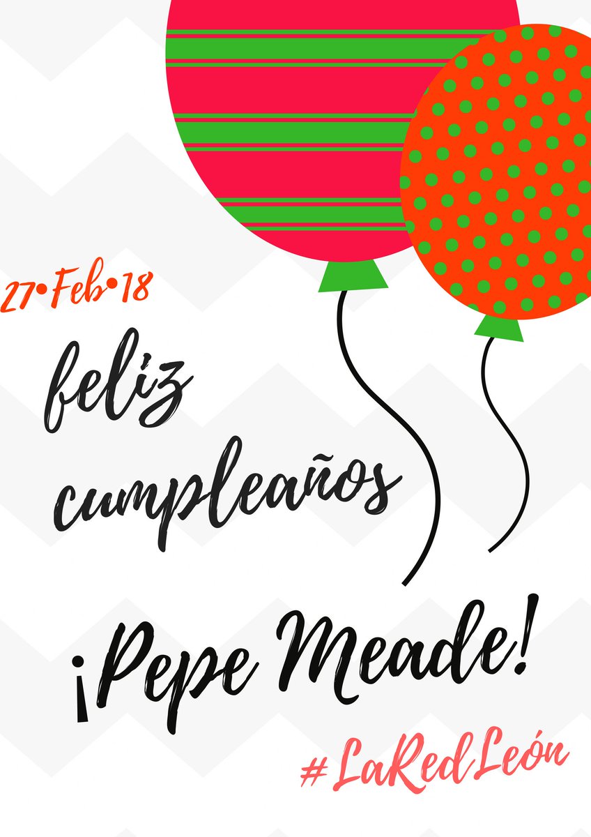 RJXMLeon's tweet photo. felicitamos a un ciudadano ejemplar, un servidor público responsable y comprometido de México, @JoseAMeadeK  Nuestros mejores deseos en este día y siempre.
¡Feliz cumpleaños! 🎂
#LaRedJovenesXMexicoTeFelicita #TeamRedLeon https://t.co/Uujx7cyUtm