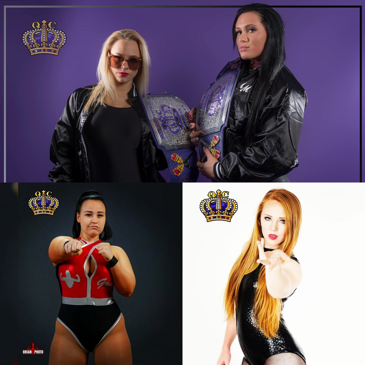 queensofcombat's tweet photo. Tickets available now for in-ring pro photo ops at "Rise From Your Grave" on 3/24 w/ QOC Tag Team Champs,@thePenelopeFord & @TheMariaManic . As well as the debuting @JordynneGrace & @IslaDawn! Get yours today:https://t.co/FgDSYvEzC0 #badqueen #jackedqueen #pumpedqueen #witchqueen https://t.co/AeS6NTfYpf