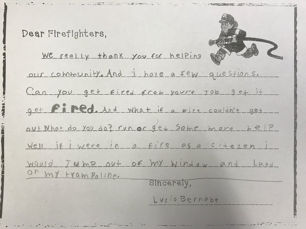 All of our students wrote letters or colored pictures for our local fire fighters and police officers to practice showing empathy this month. We can’t wait to deliver them!  
@IPS_StudentSvcs #IPSKindnessFinder