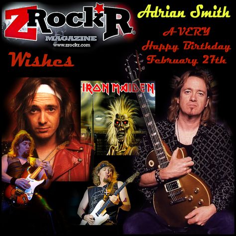  Happy Birthday Adrian Smith 