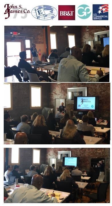 DavidBryantIntl's tweet photo. #Export Roundtable #Greensboro. If you are an #exporter, what topics would you be interested in #learning/discussing? The #participation and energy of this were fantastic.
#Jamesgang #export #finance #GOcenterGSO #USCommercialService #documentation #logistics #compliance https://t.co/3vl0rFtjFC