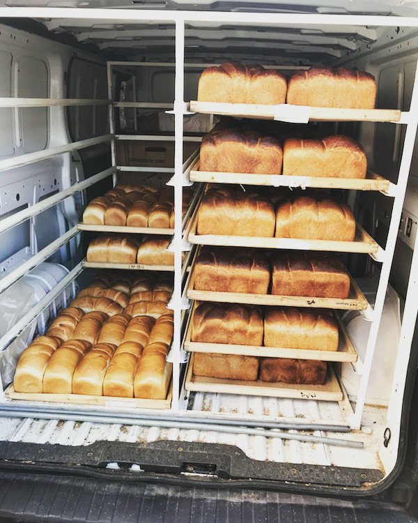 cuthbertsbakery's tweet photo. The madness of #StormEmma 😂 just sent our third van load to @SuperValuIRL in Midleton. #cuthbertsbakery #jackcuthbertsbakery #RealBread https://t.co/qtuEIdOmCx