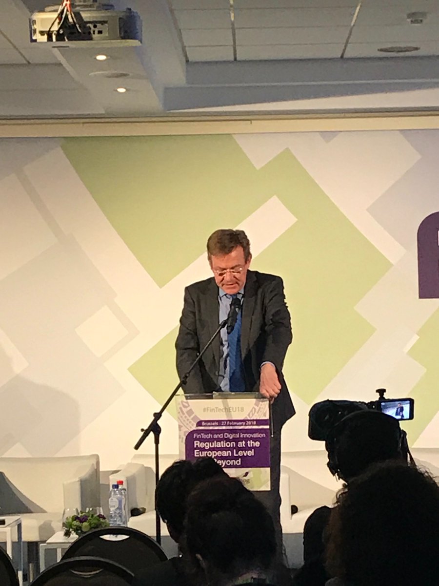 FintechEU18's tweet photo. Last speech by #Belgium #FinanceMinister #JohanVanOvertveldt #kcfin financial revolution and disruption is coming faster and faster #FinTechEU18 #fintecheu #fintech #disruption #innovation https://t.co/SXQftWipVl