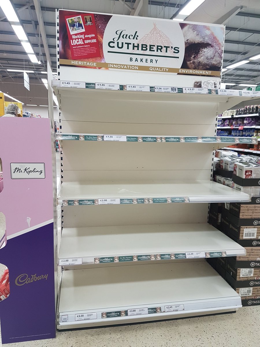 cuthbertsbakery's tweet photo. The madness of #StormEmma 😂 just sent our third van load to @SuperValuIRL in Midleton. #cuthbertsbakery #jackcuthbertsbakery #RealBread https://t.co/qtuEIdOmCx
