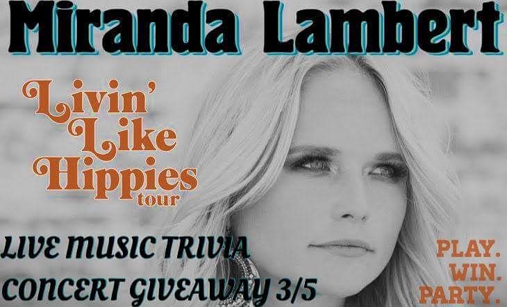 Next week we're giving away tickets to Miranda Lambert at Scottstrade!

How do you win!? Play trivia and win of course!

#tinroof #tinroofstl #tinroofstlouis #stl #scottrade #lmt