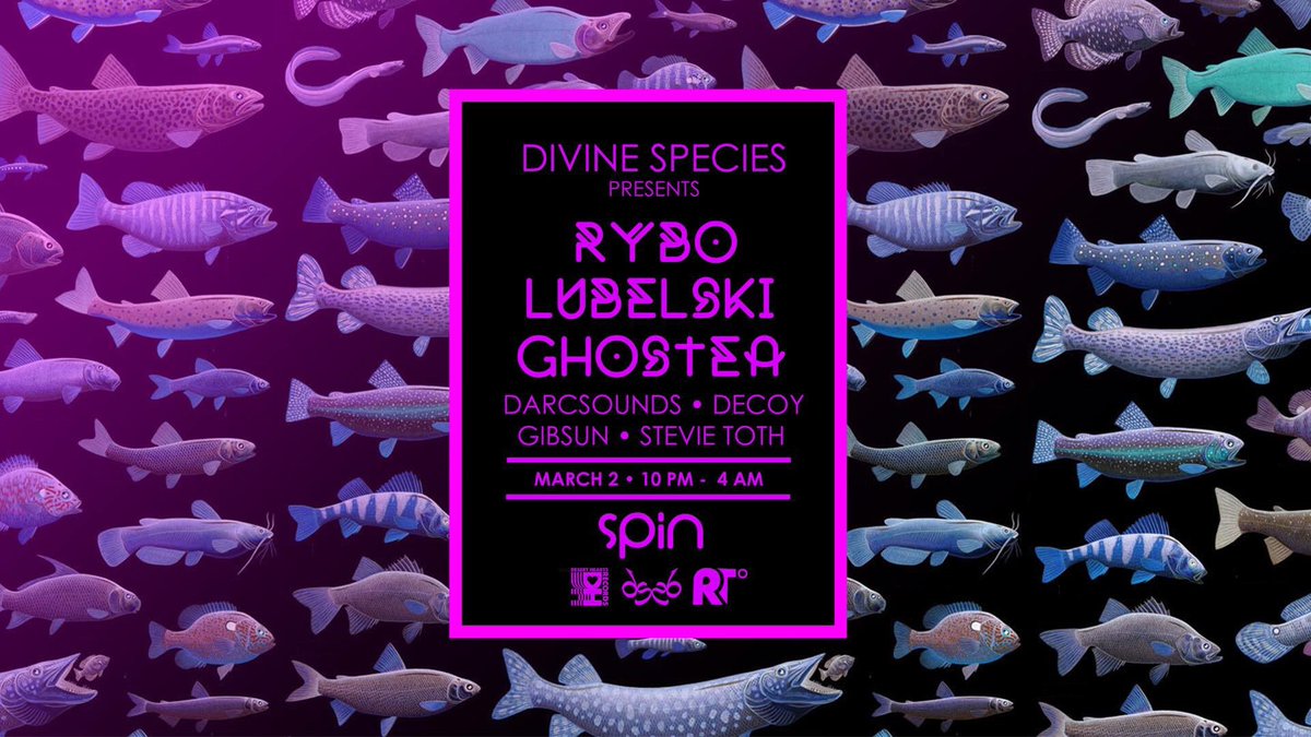 RoomTempRecs's tweet image. This Friday we’re taking over Spin Nightclub with our homies at @divine_species. Don’t miss the whole Room Temp crew throwin down all night! 

Tix: residentadvisor.net/events/1072398

@rybo_music 
@GhosteaMusic 
@lubelskimusic 

#roomtemprecords #roomtemp #divinespecies #spin #sd #tech