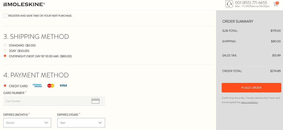 elsita_aila's tweet image. Unbelievable! @moleskine just charged me $80 for overnight shipping, and then said it takes 3 days to ship the item (as stated in the fine print). On the phone with customer support since 30min, and they won't refund me  #misleading #horriblecustomerservice #willneverorderagain