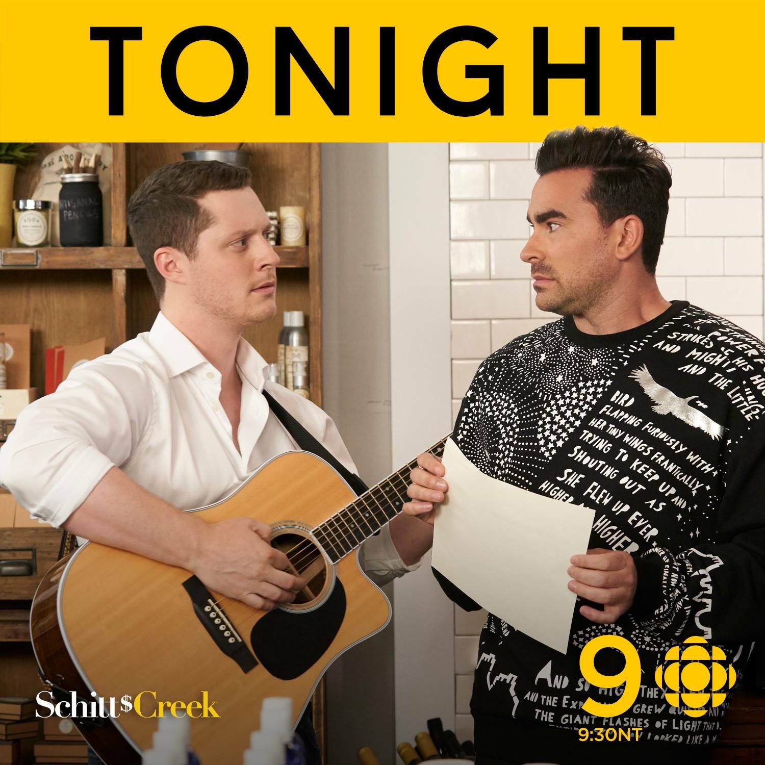 Schitt's Creek on Twitter "It's open mic night in SchittsCreek. David