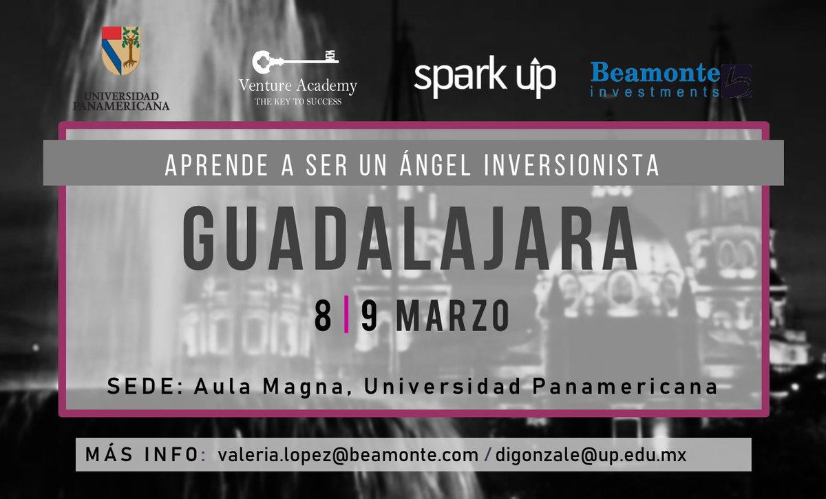 balero_us's tweet photo. Nuestros amigos de @VentureAcademy_  y @Spark_upgdl  nos regalan un descuento del 20%, solicítalo vía dm! https://t.co/oJWL1CkxvP