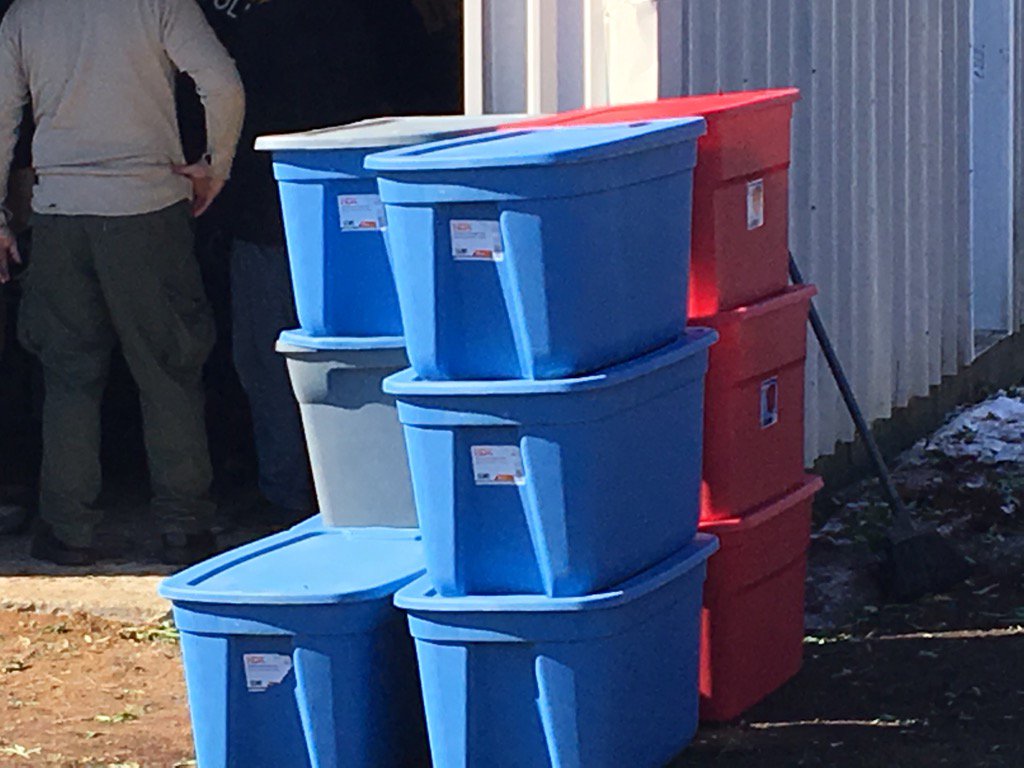 ToryRyden's tweet photo. Bins and bins filed with pot confiscated be maine #DEApotbust @newscentermaine https://t.co/VsHVOzubaD