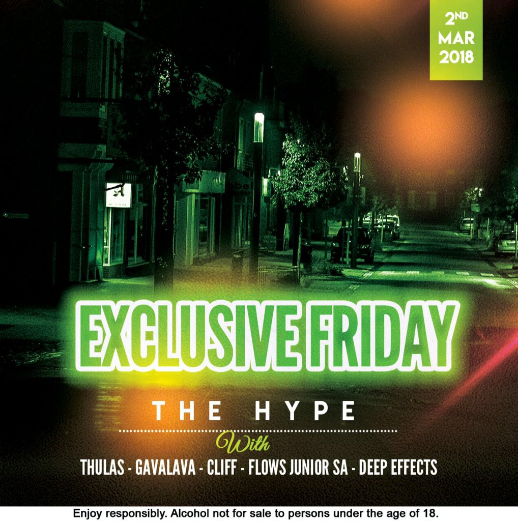 deepeffects1's tweet photo. #3March I'm out @ The Hype Middelburg #ExclusiveFridays https://t.co/wDdcItsCCW