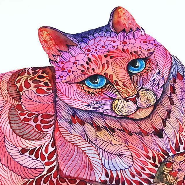 olaliola's tweet photo. It would be great to have some crazy technology which could allow us to look at the real cat and see it in pink and purple, decorated with patterns. 😻🤓🧠 https://t.co/3AQCY3uqvt