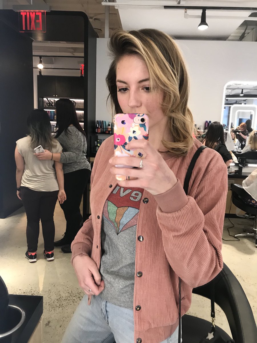 OliviaGartland's tweet photo. Love love LOVE my new do! #BBUModelProject โค๏ธโค๏ธ๐โค๏ธ๐ https://t.co/gadZY43vE8