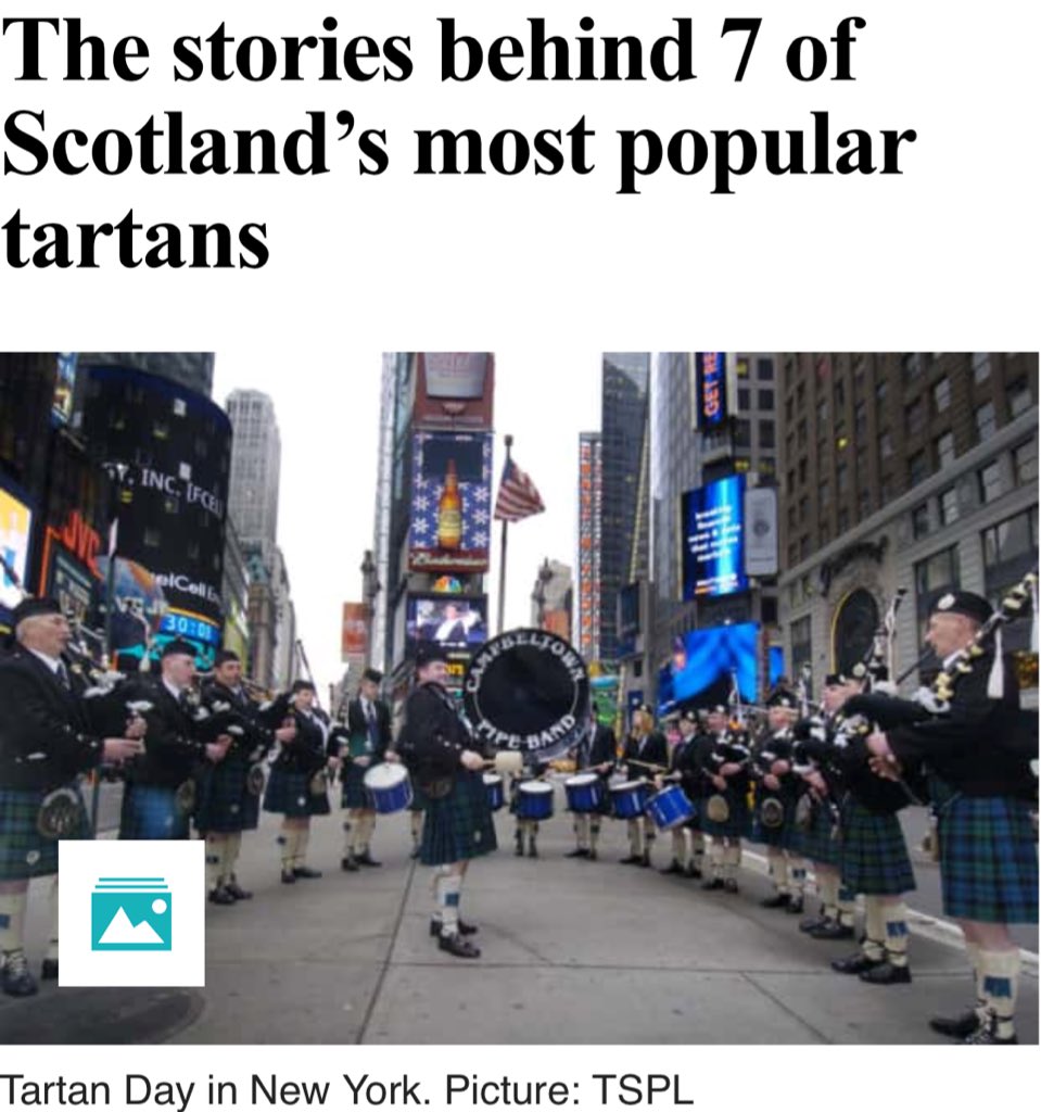 The stories behind 7 of Scotland’s most popular tartans (with our photo at the lead!) #NYCTW via <a href="/TheScotsman/">The Scotsman</a> scotsman.com/news/the-stori…